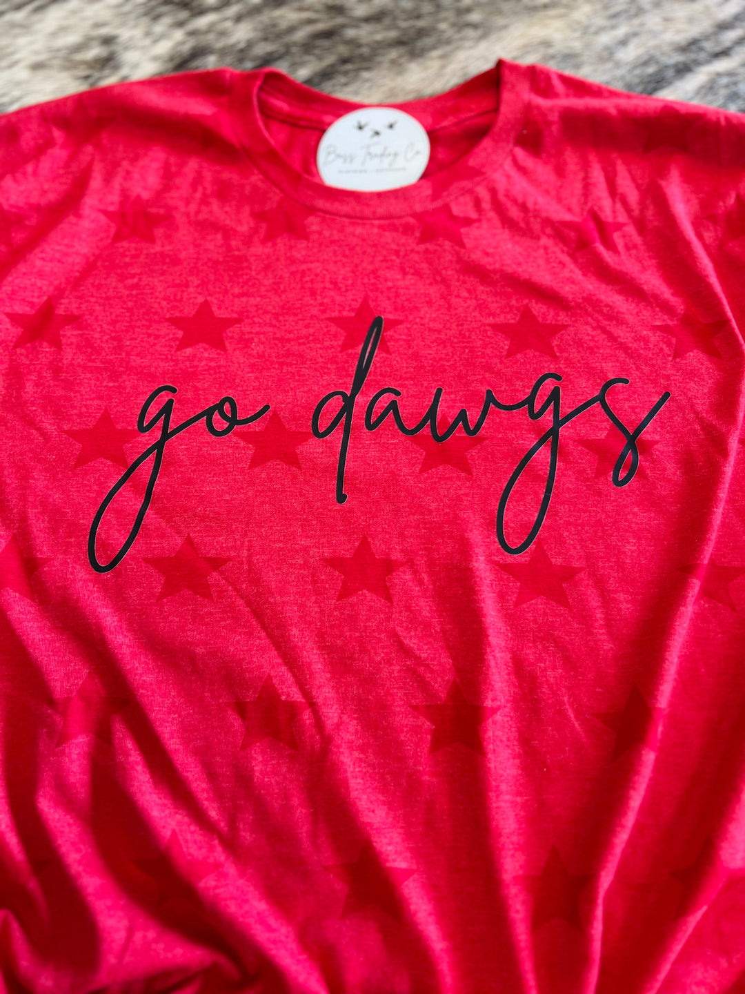 Go Dawgs Red Star Tee