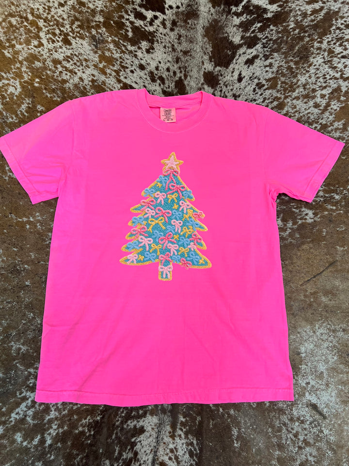 Yarn Christmas Tree Tee