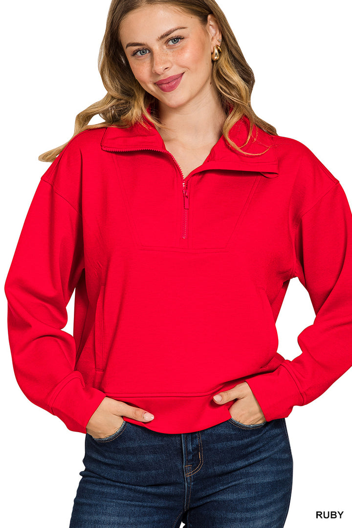 SCUBA HALF ZIP PULLOVER