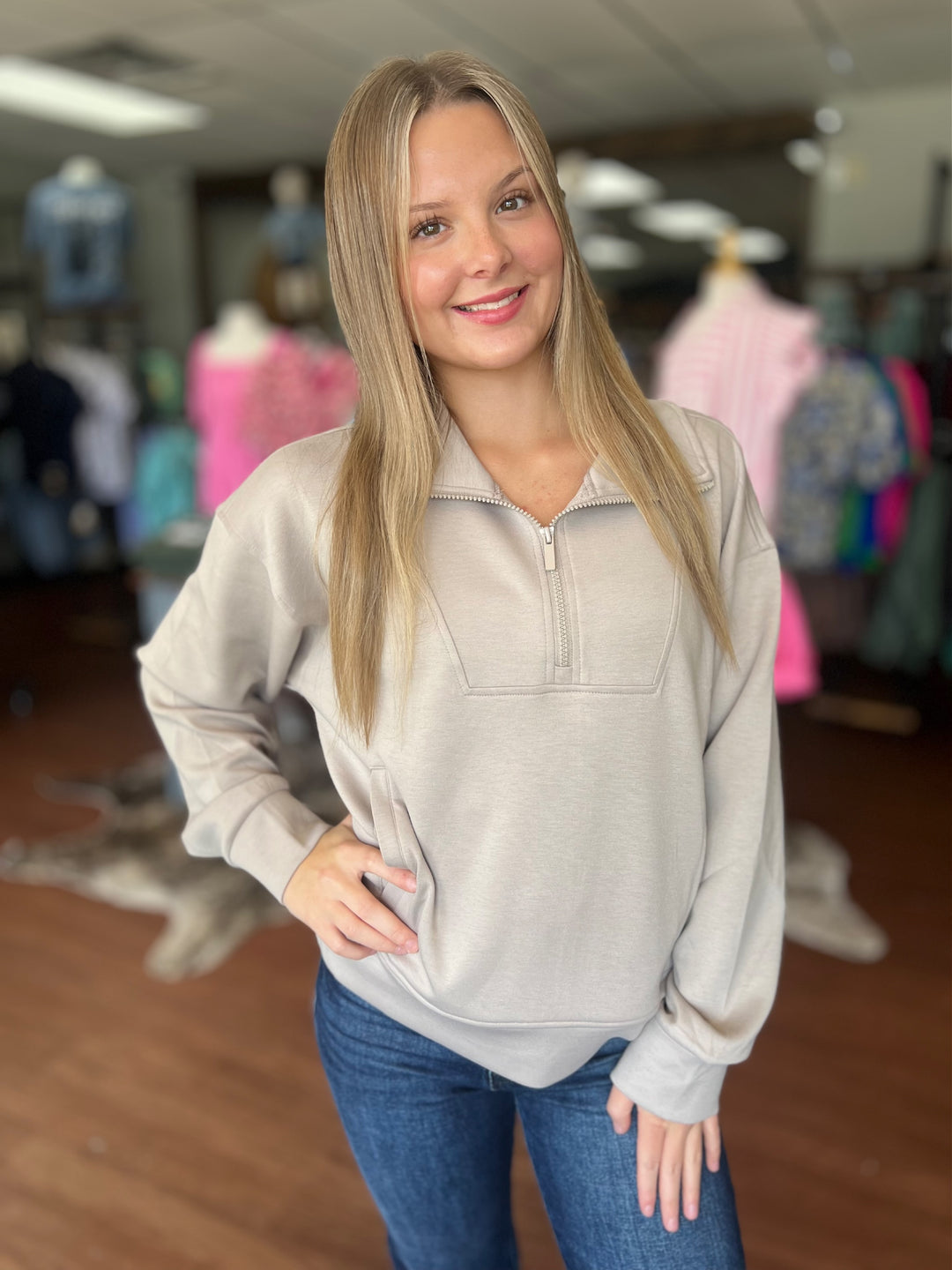 SCUBA HALF ZIP PULLOVER