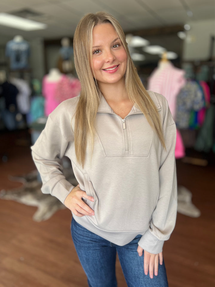 SCUBA HALF ZIP PULLOVER