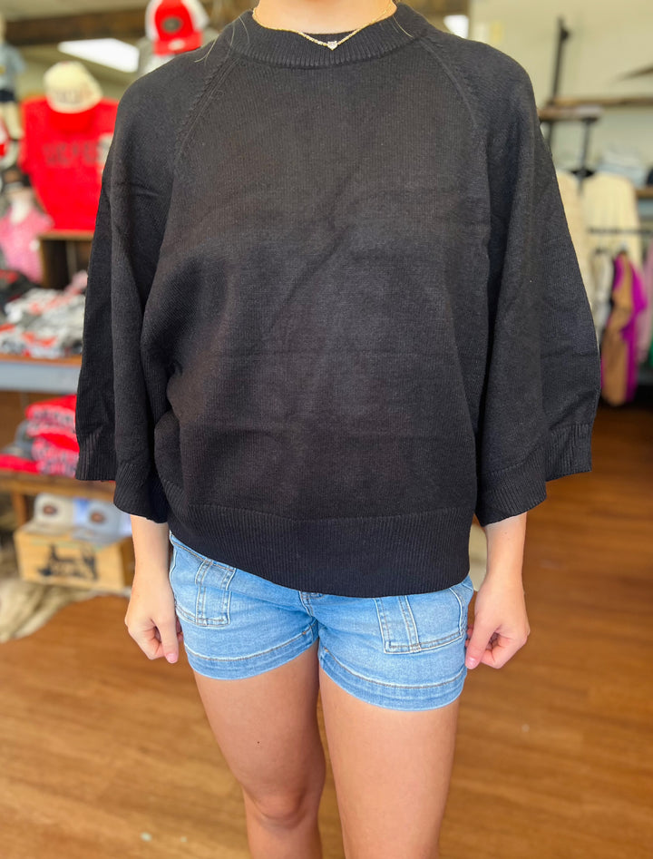 Everleigh 3/4 Sweater Top