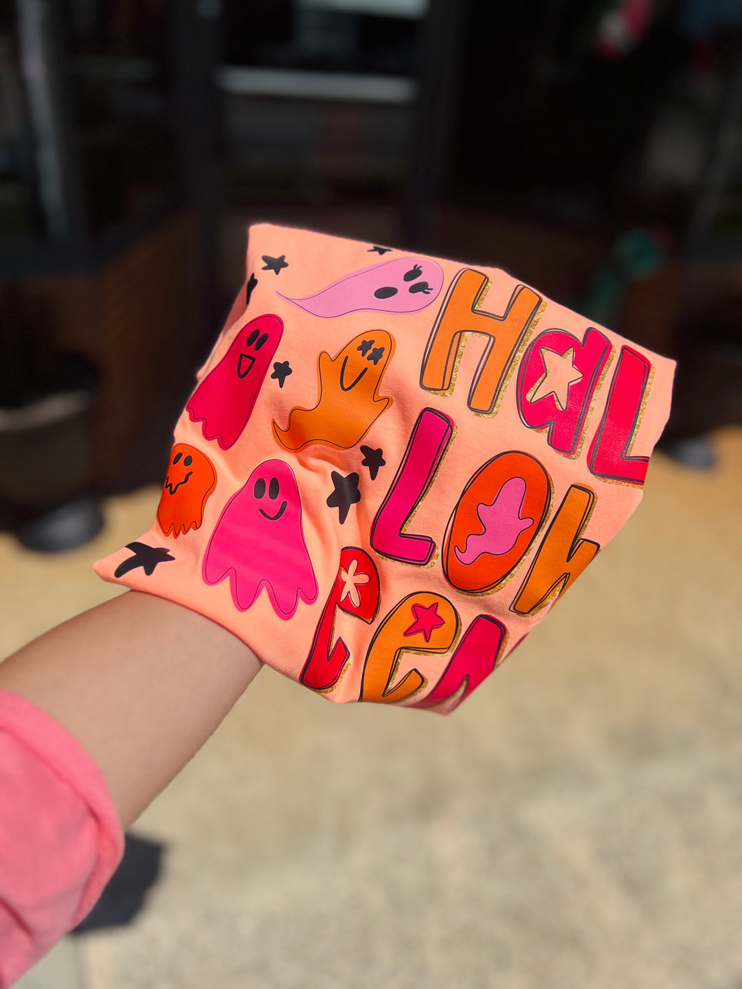 Preppy Pink Halloween Tee