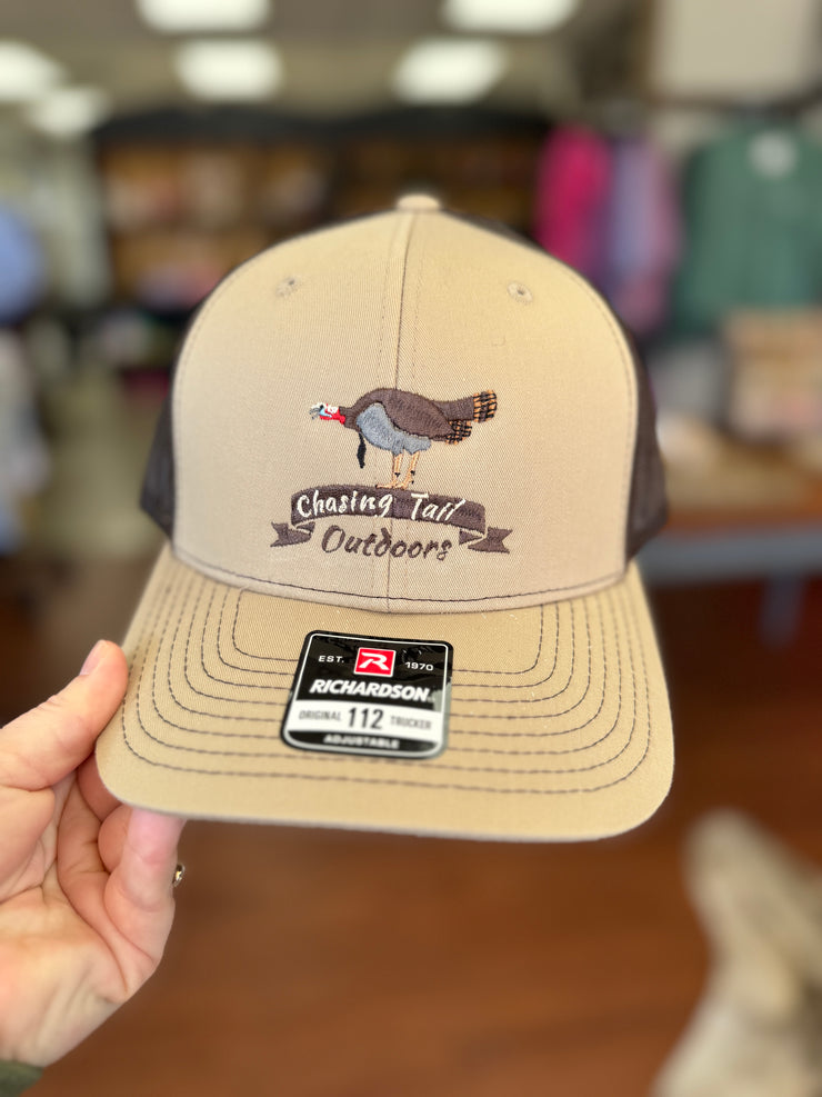 Embroidered Turkey - Chasin’ Tail Outdoors Hat