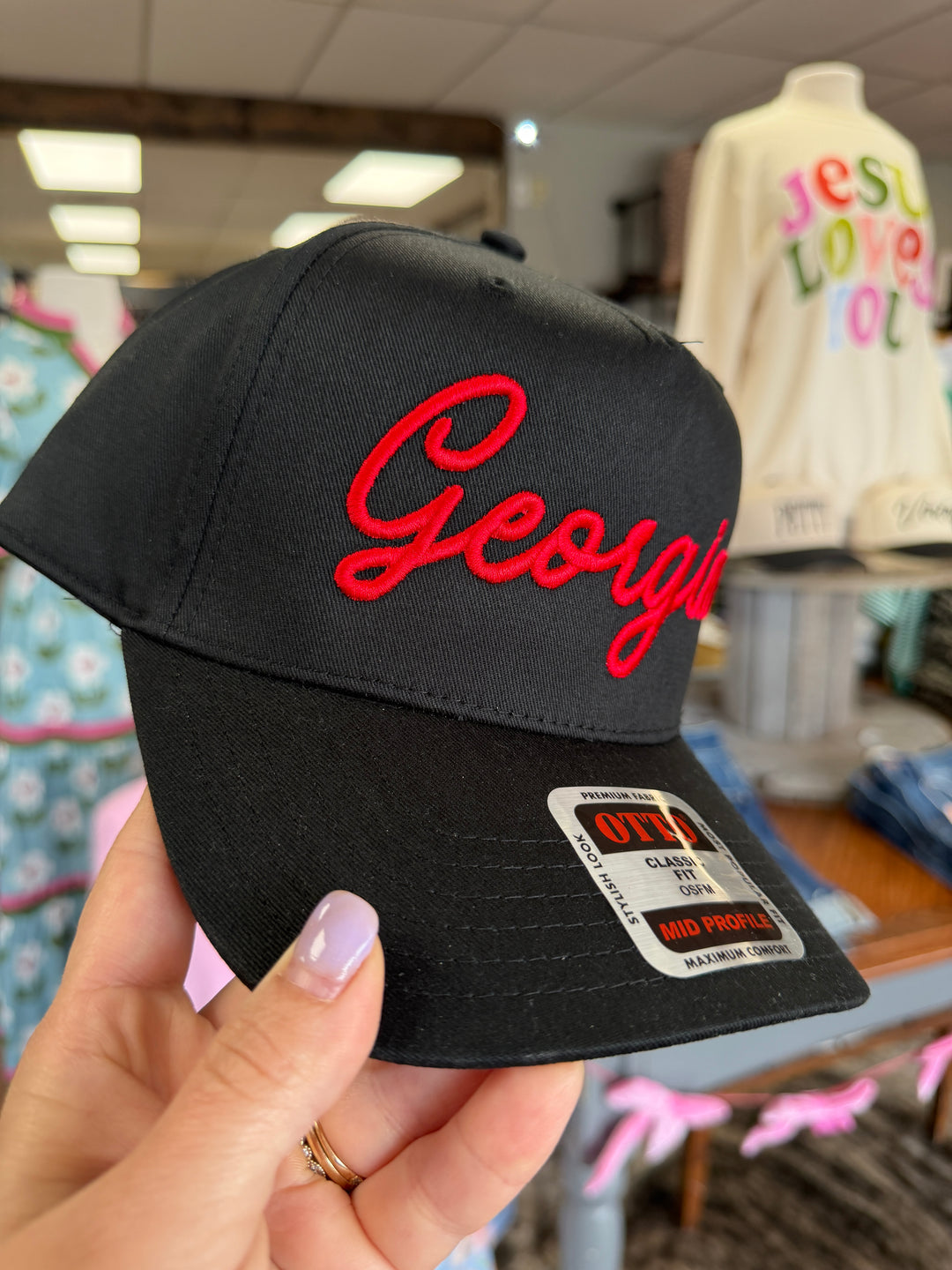 Embroidered Georgia Hat