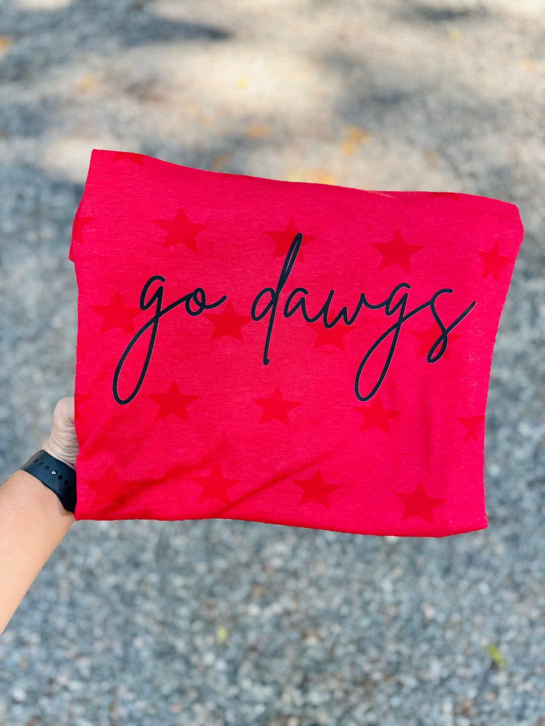 Go Dawgs Red Star Tee