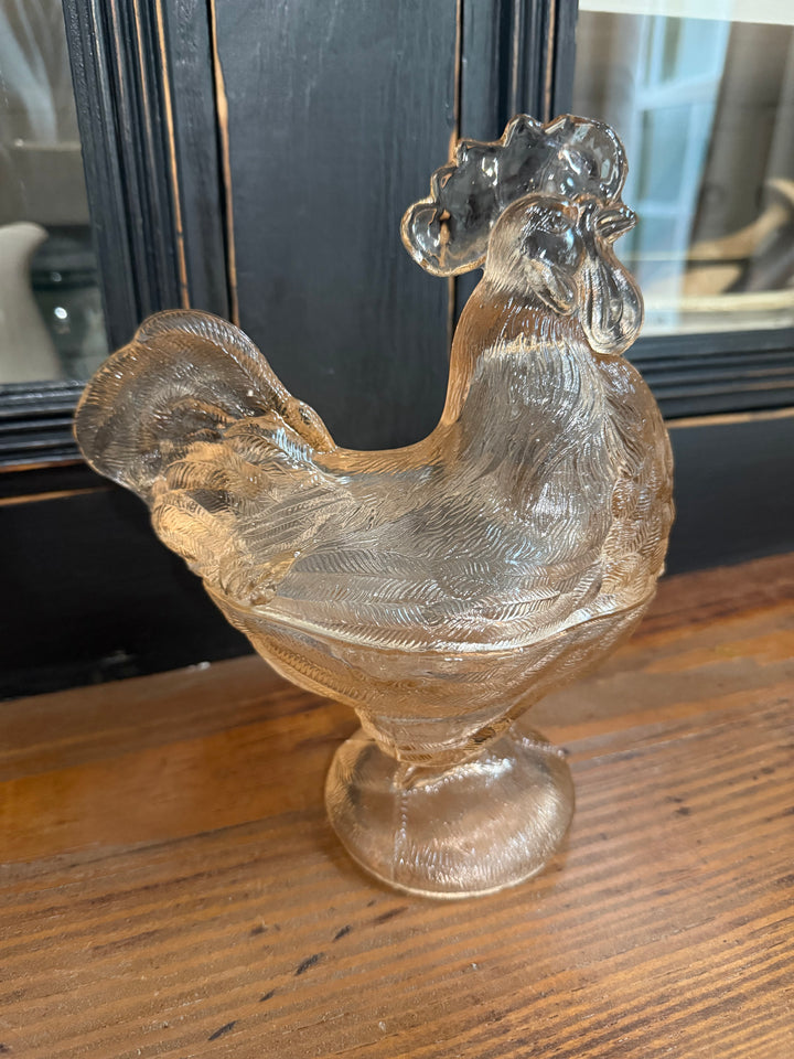 Vintage Rooster on Nest