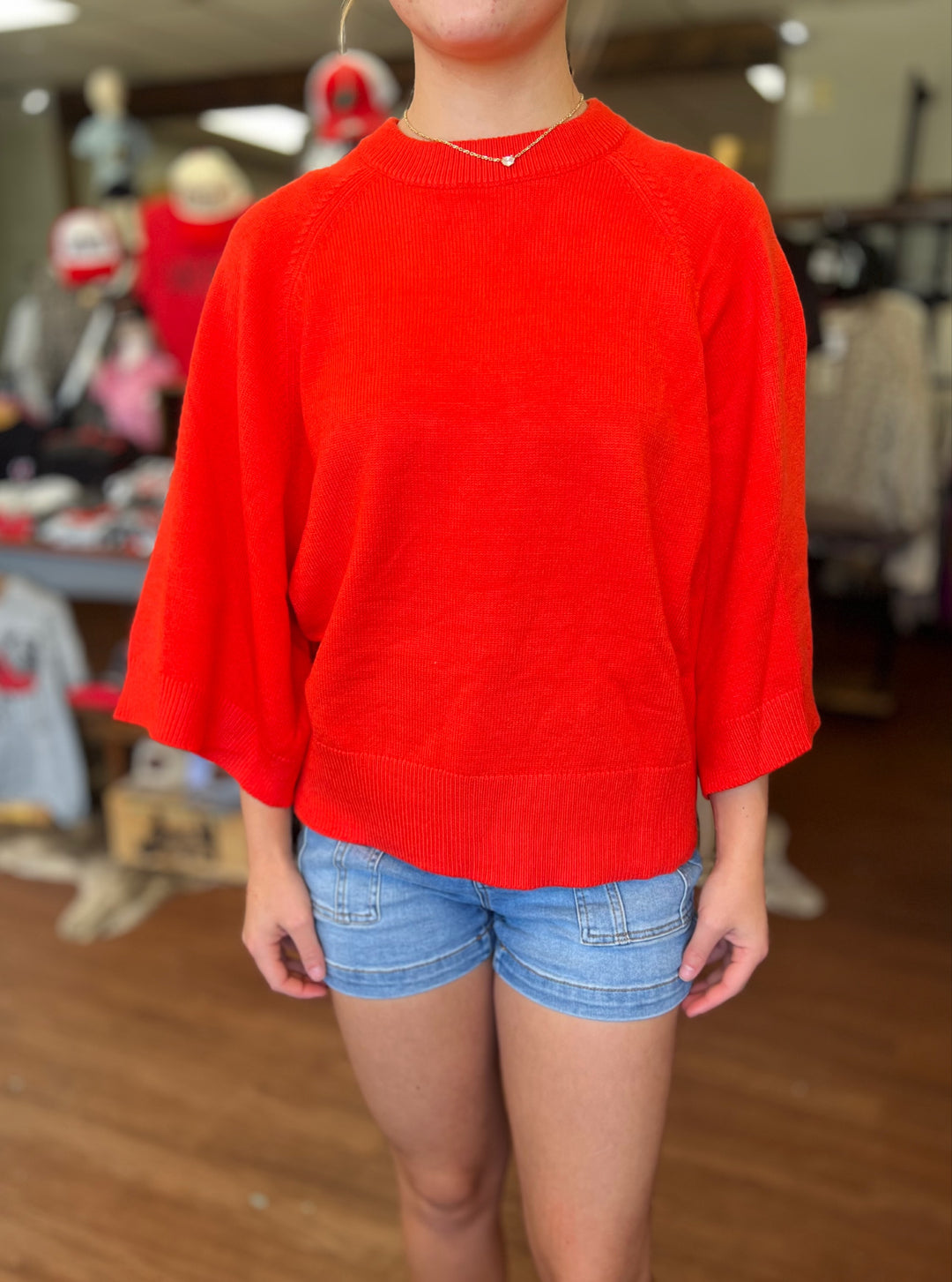 Everleigh 3/4 Sweater Top