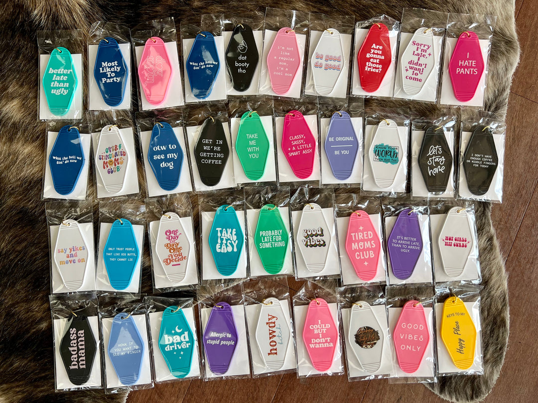 Motel Keychains