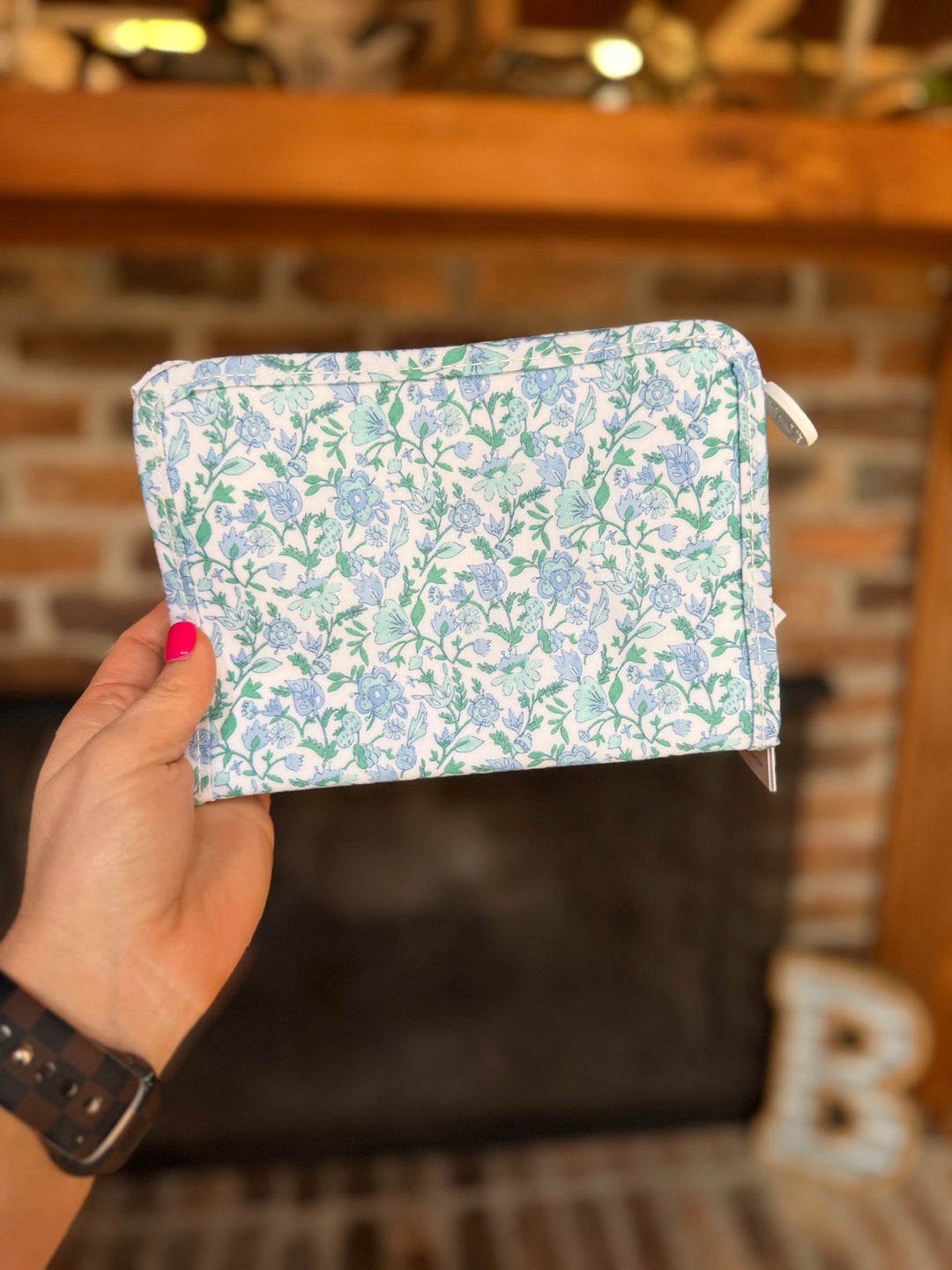TRVL ROADIE SMALL Zip Pouch - HAMPTONS FLORAL