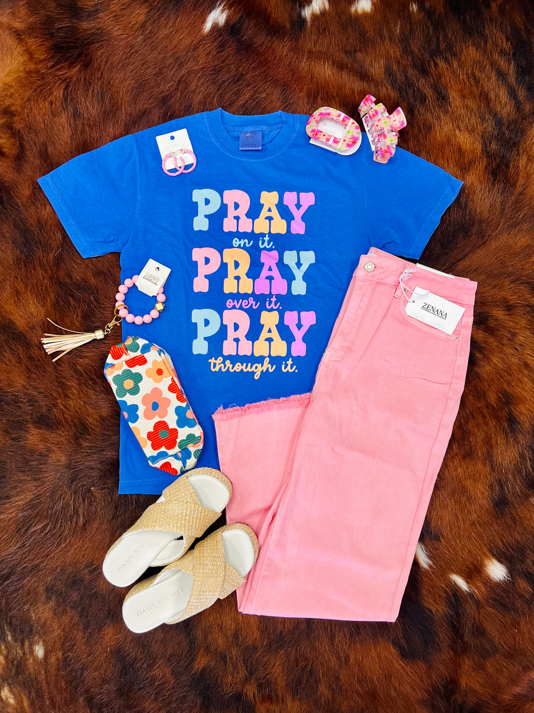 Pray Pray Pray Comfort Colors Tee