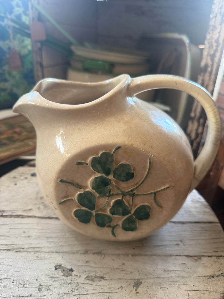 Vintage McCoy Clovers Water Pitcher