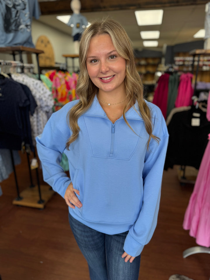 SCUBA HALF ZIP PULLOVER