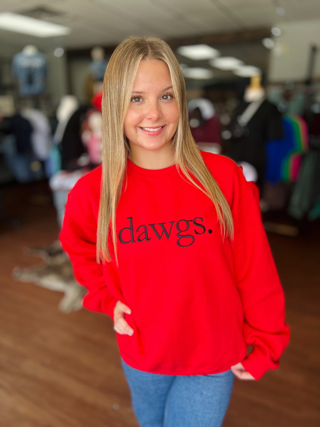 Dawgs. Embroidered Sweatshirt