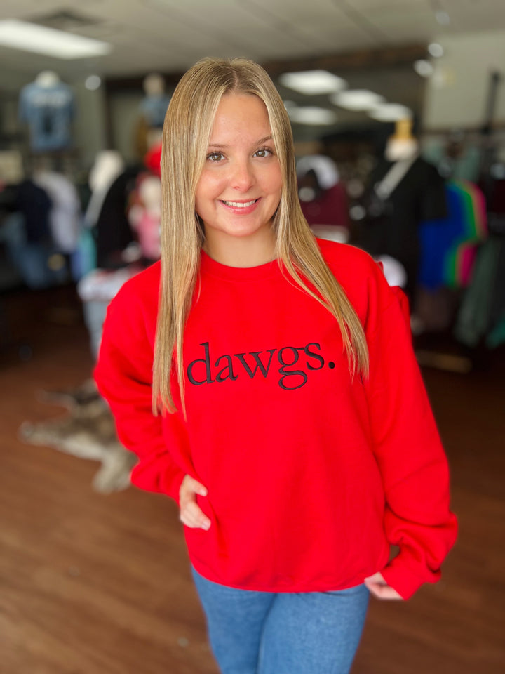 Dawgs. Embroidered Sweatshirt