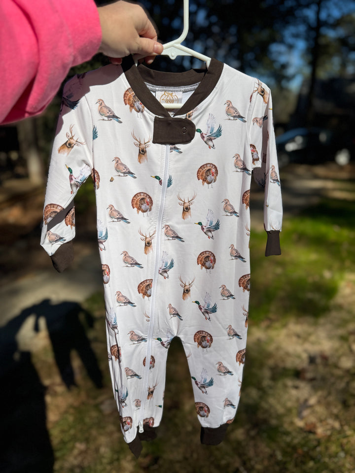 Kids American Hunter Pajamas One Piece