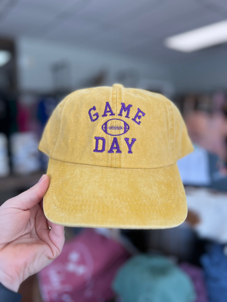 Game Day Hat (Purple & Gold)