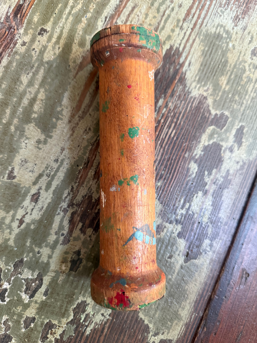 Vintage Wooden Textile Spool