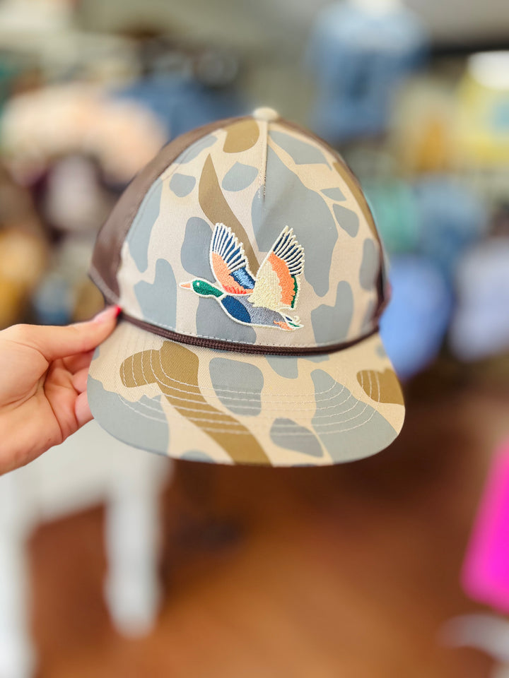Burlebo Hat - Retro Camo Duck