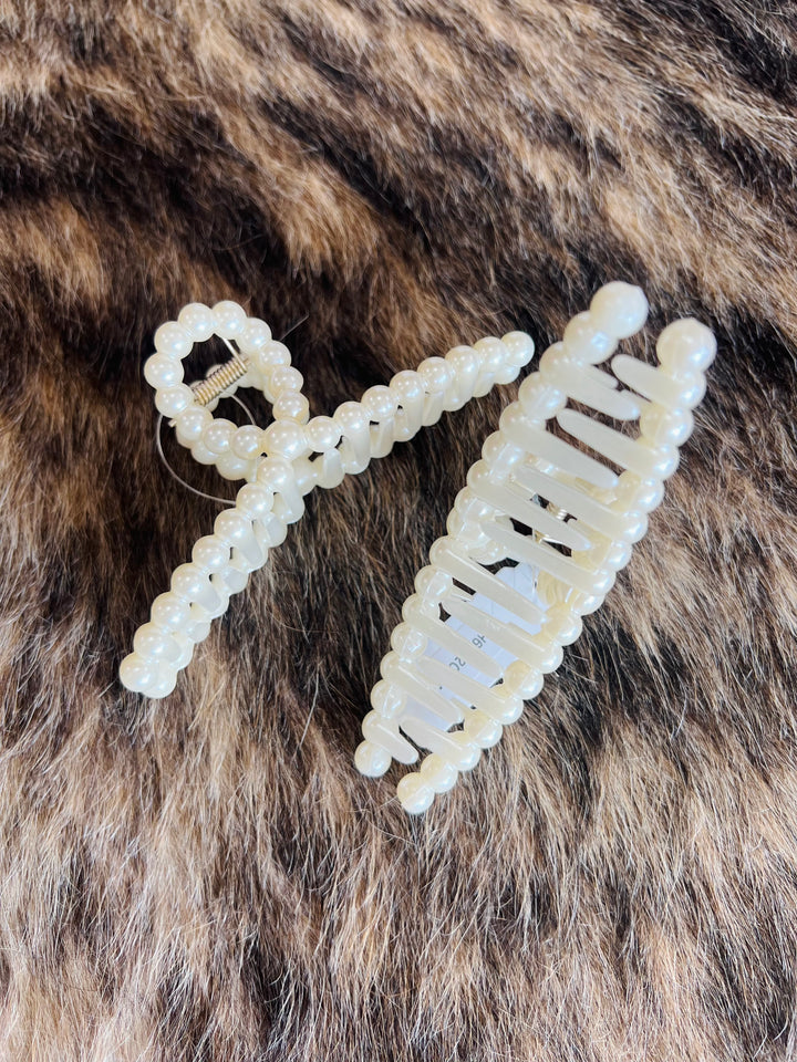 Pearl Claw Clip