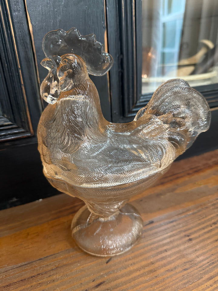 Vintage Rooster on Nest