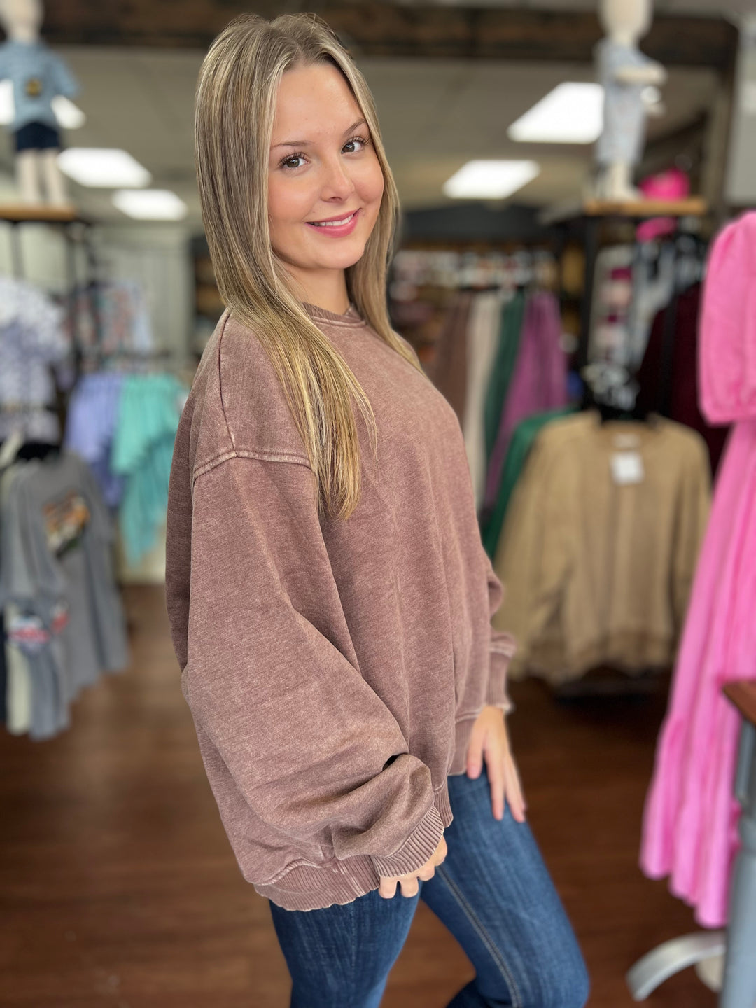 Cozy Crossneck Sweatshirt