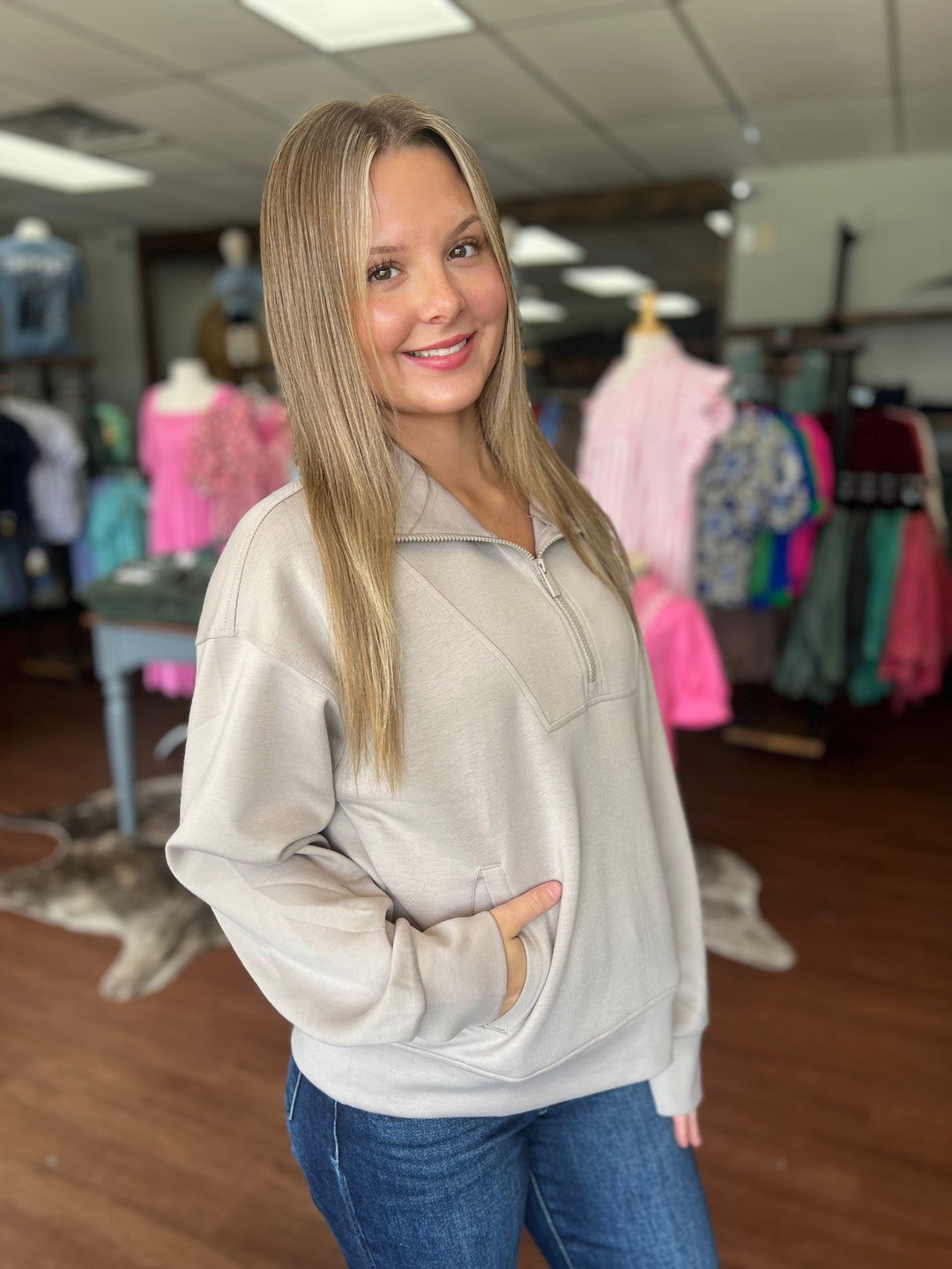 SCUBA HALF ZIP PULLOVER