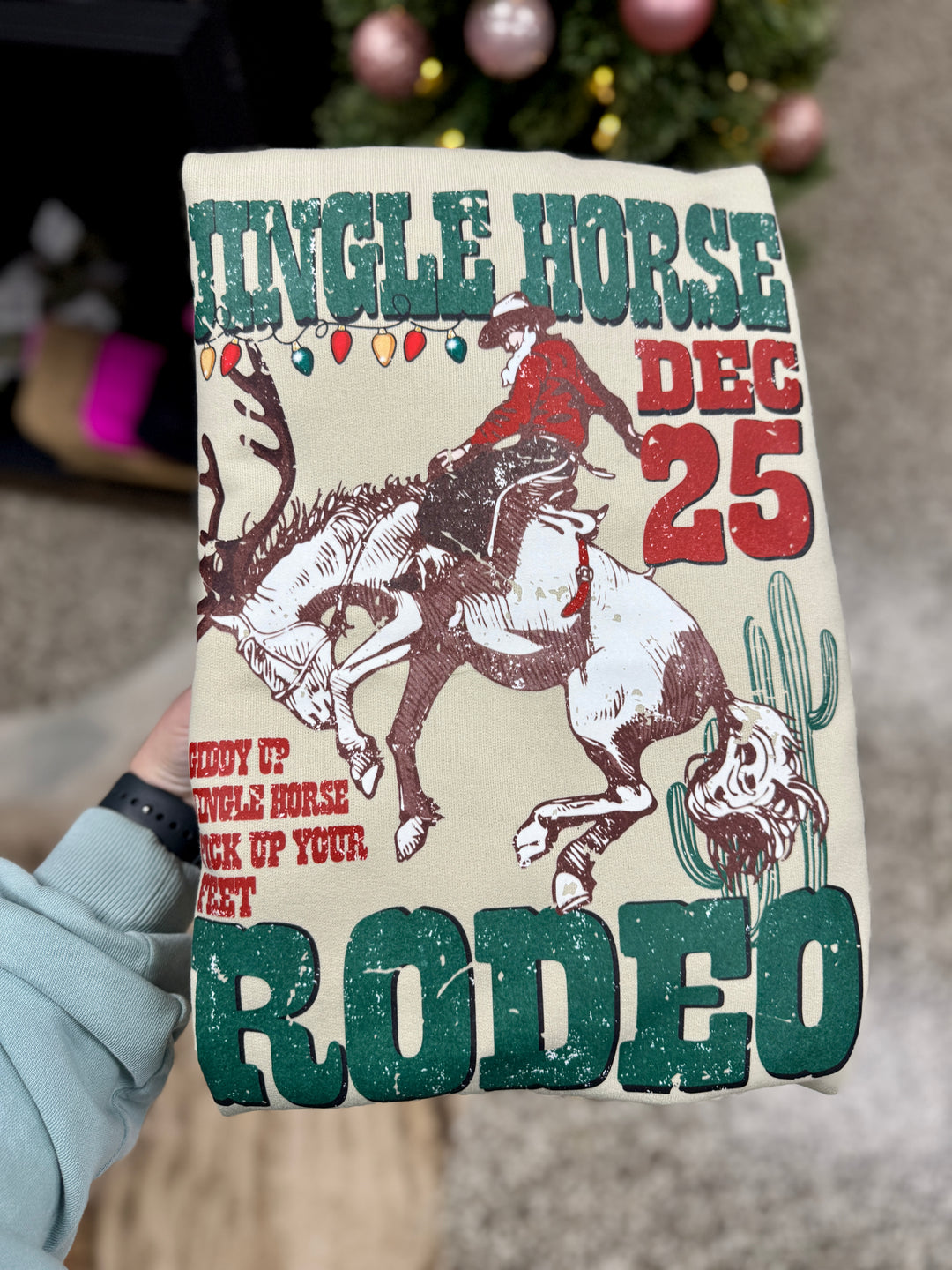 Jingle Horse Rodeo Sweatshirt