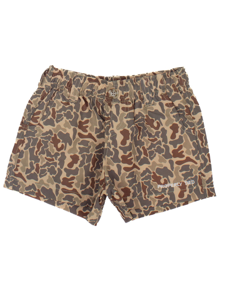 Vintage Camo - Boys Mallard Short [Properly Tied]