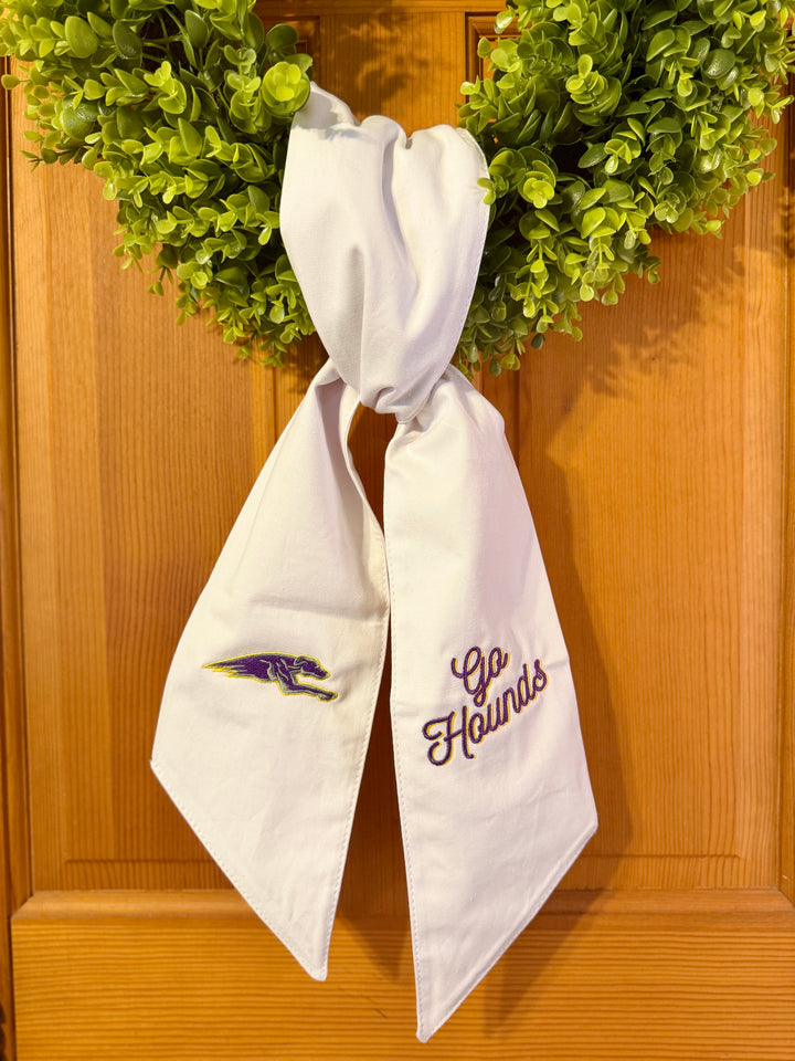 Embroidered JC Wreath Sash