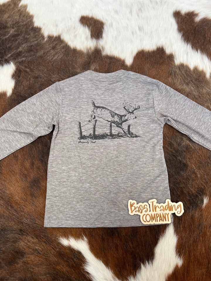 LS Jumping Buck Gravel Portland Pocket Tee - Properly Tied