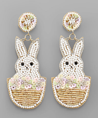 Easter Bunny Egg Earrings