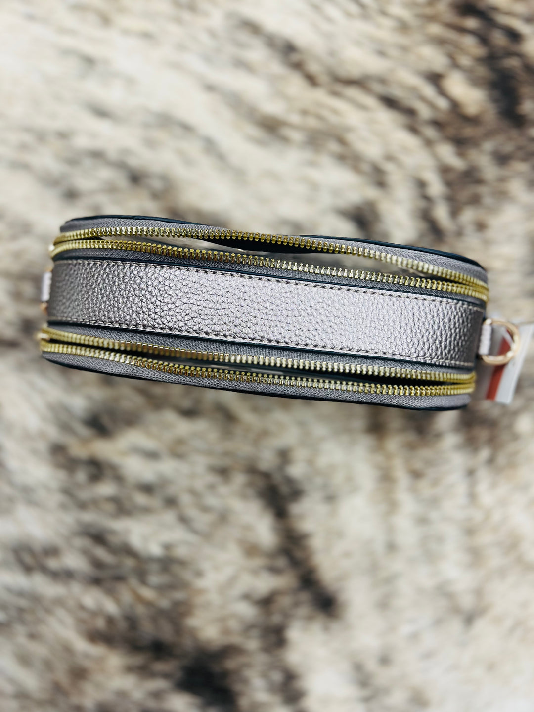 Rectangle Clear Crossbody Bronze