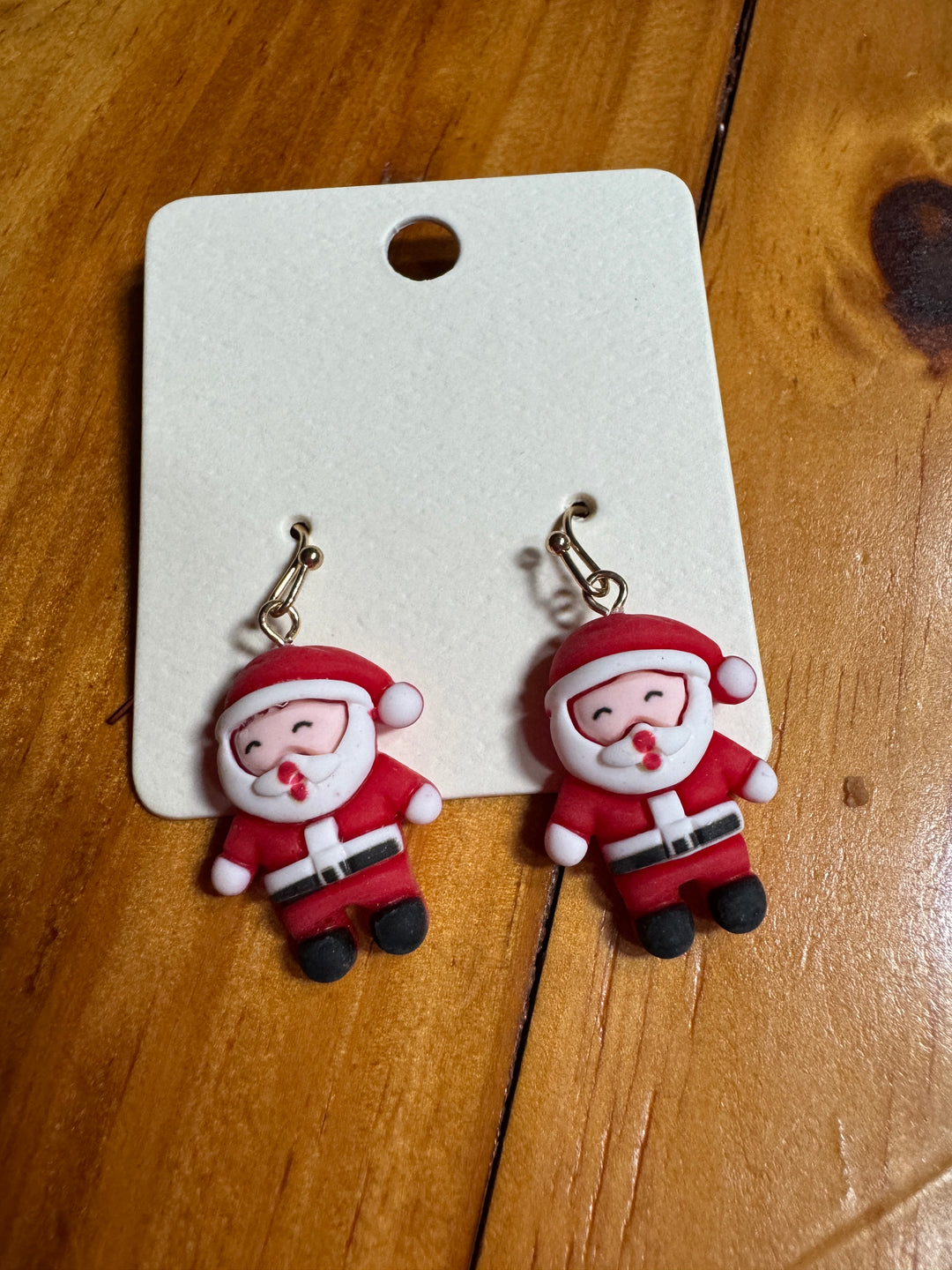 Clay Christmas Theme Earrings