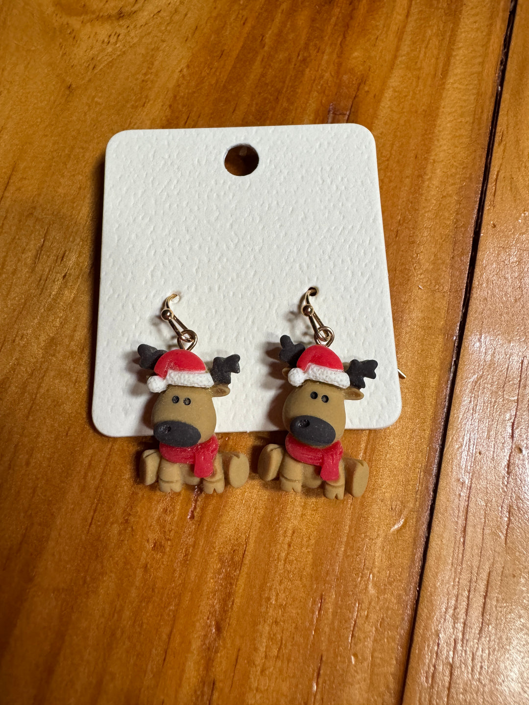 Clay Christmas Theme Earrings