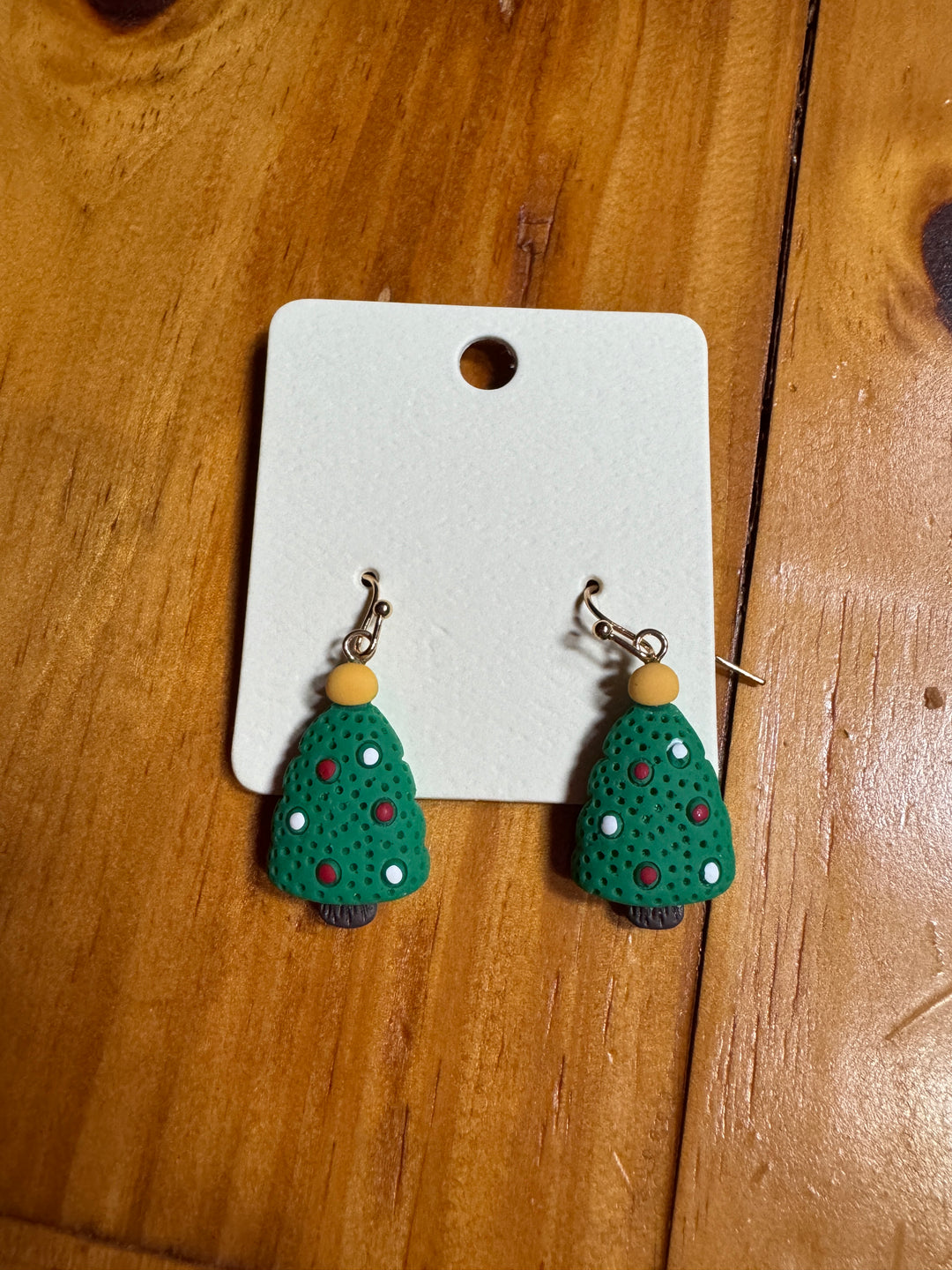 Clay Christmas Theme Earrings