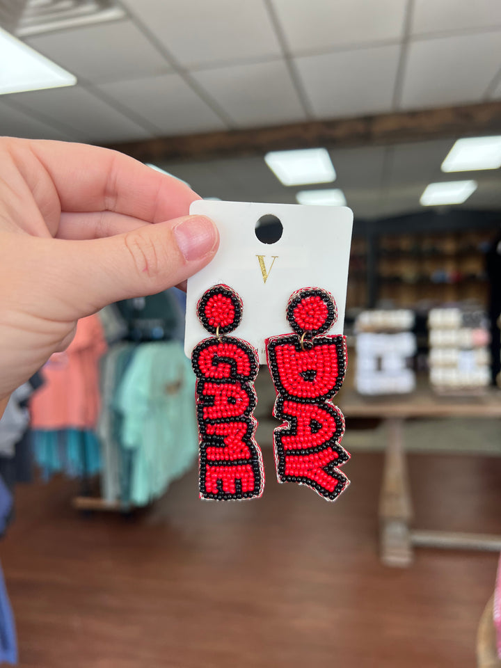 Gameday Beaded Earrings