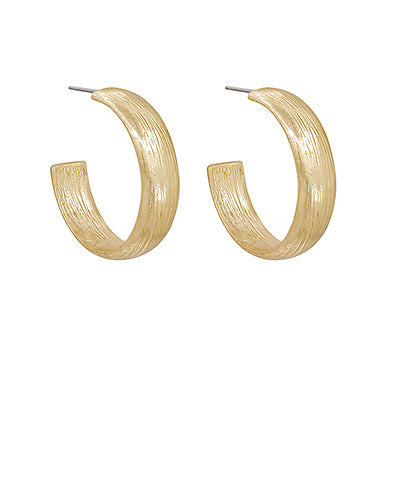 Texture Bold Metal Hoops