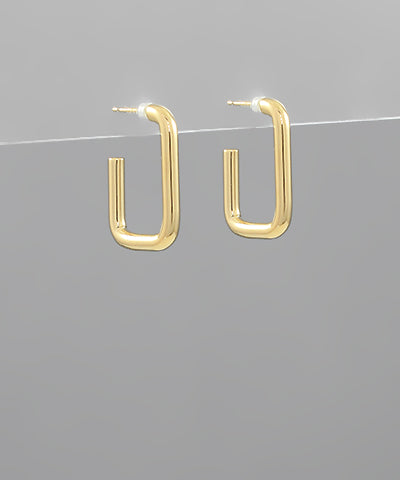 Rectangle Open Hoops