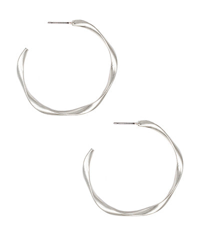 Wavy Metal Hoops