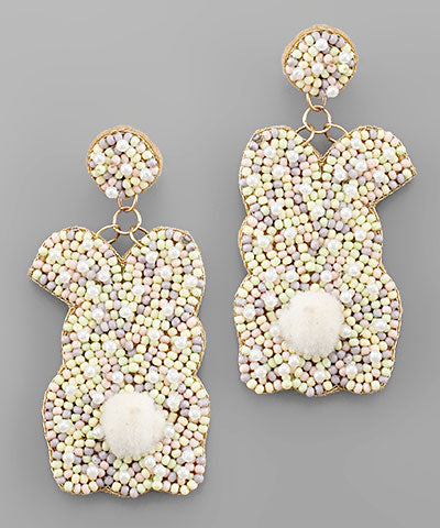 Easter Bunny Beads Earrings