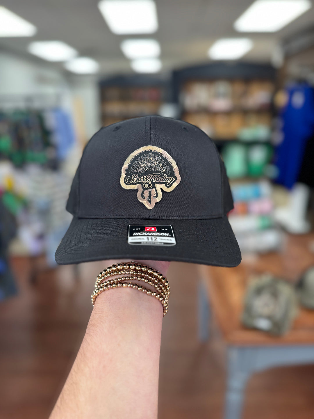 BTC Turkey Leather Patch Hat