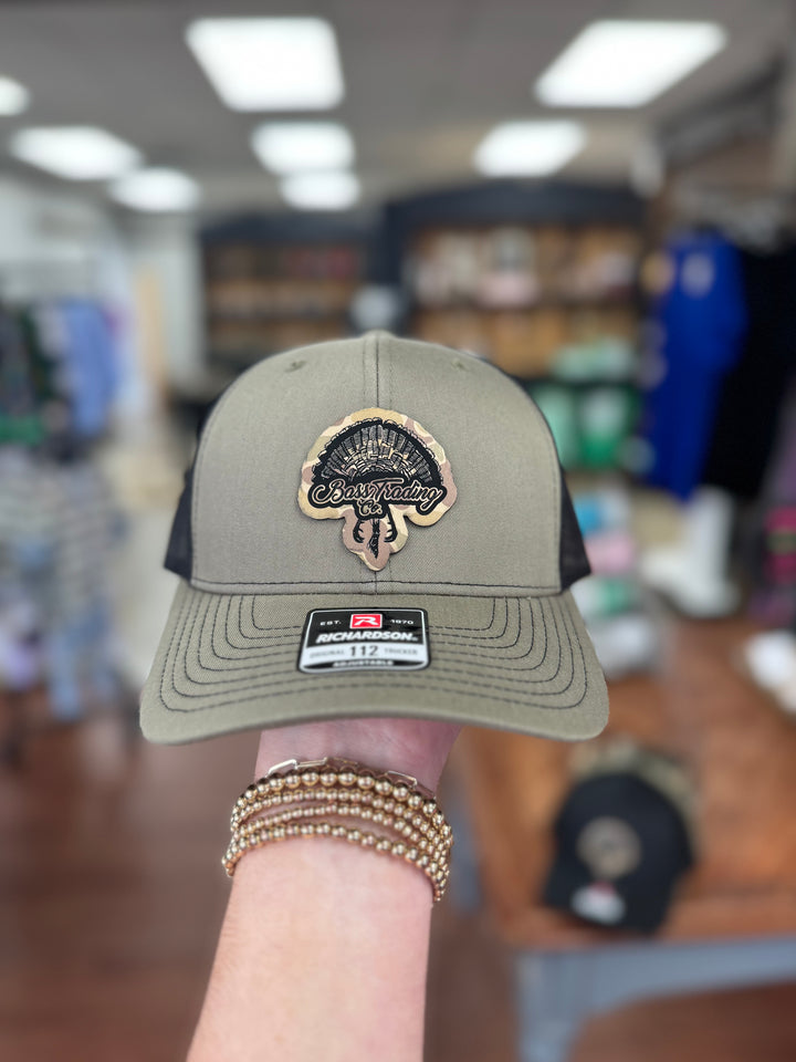 BTC Turkey Leather Patch Hat