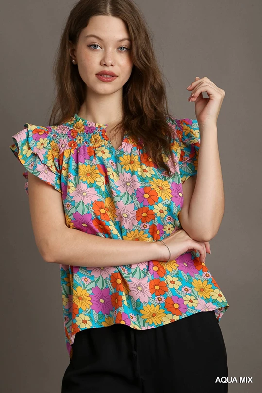 Delaney Floral Top