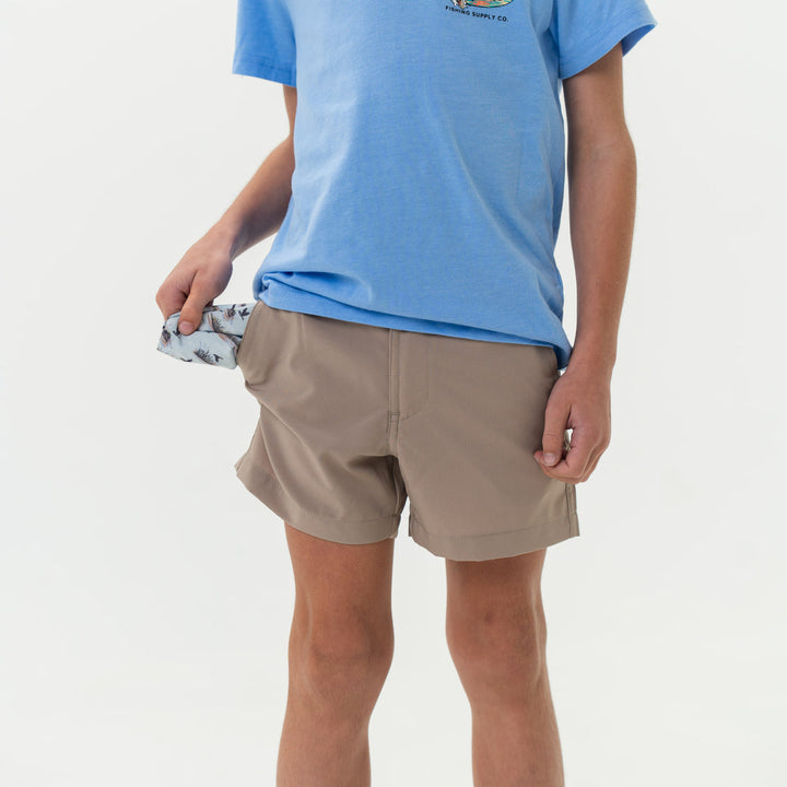 Burlebo Youth Everyday Short (Cobblestone Khaki)
