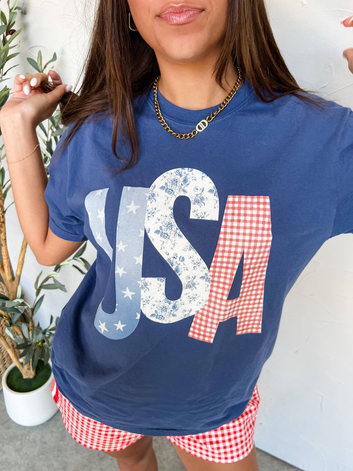 USA Picnic Comfort Color Tee