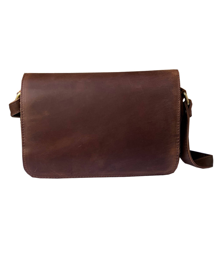 crazy horse genuine leather crossbody