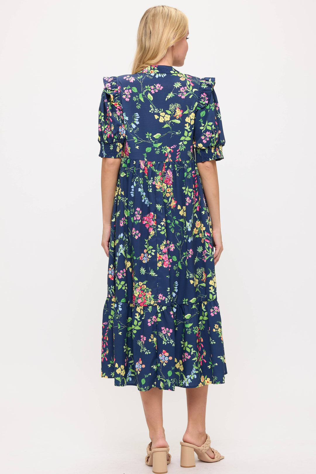 Daisy Floral Midi Dress