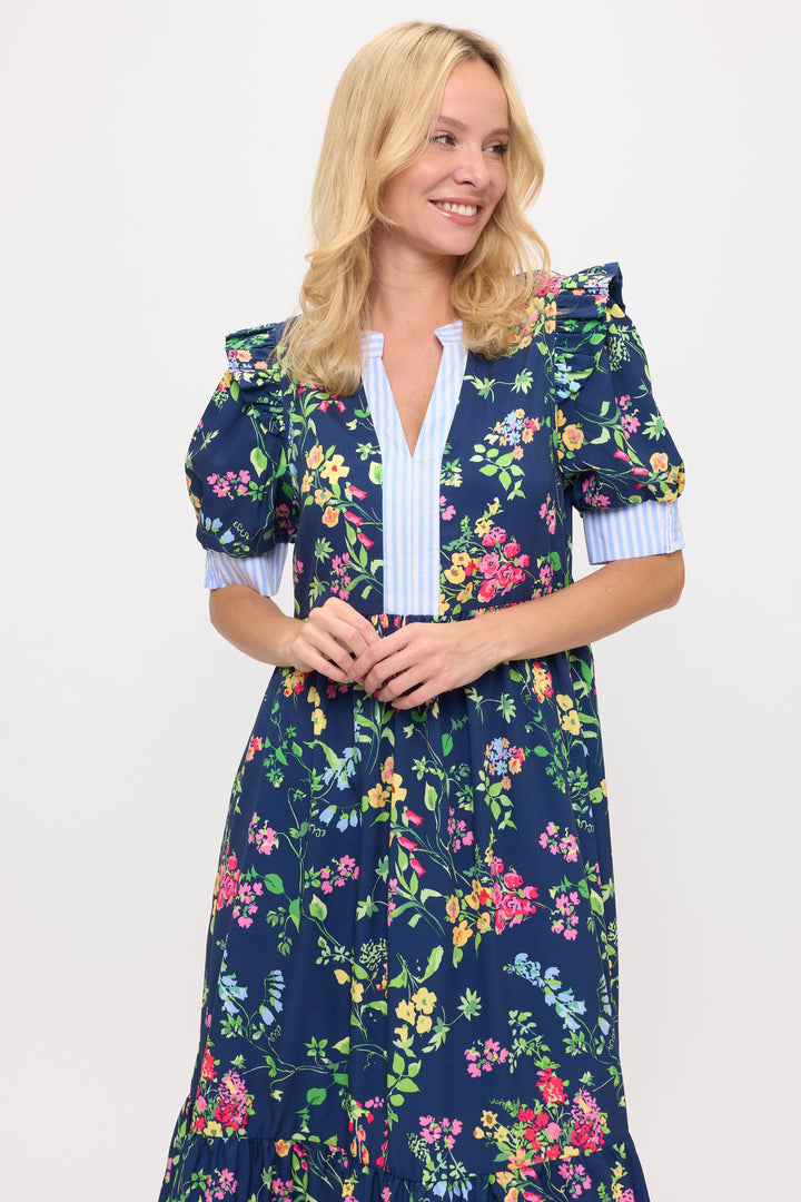 Florence Floral Midi Dress