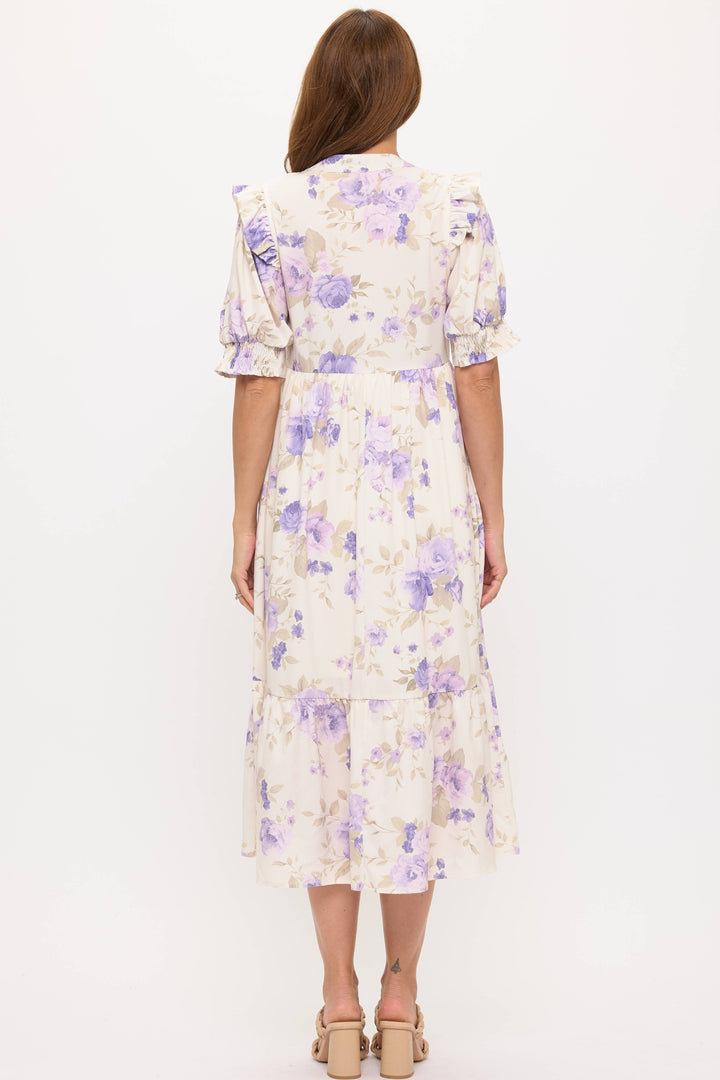 Lola Floral Midi Dress